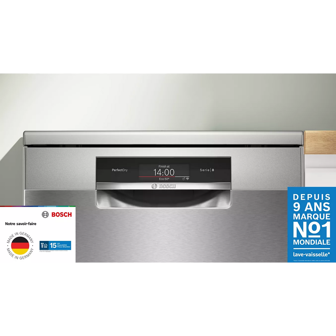 Bosch SMS8TCI04E Série 8 – Lave-vaisselle 60 cm Zeolith