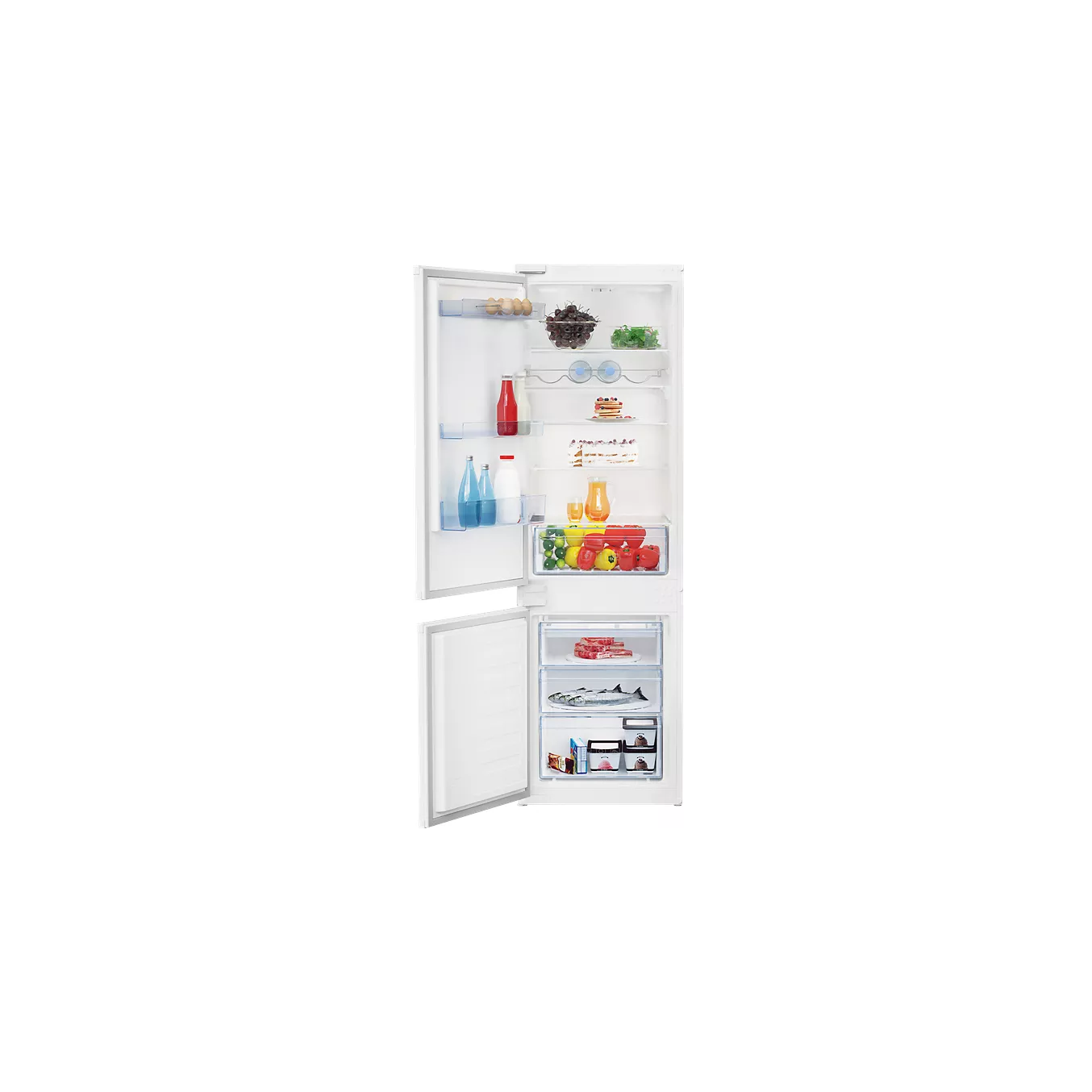 Beko BCSA285K4SNLH Réfrigérateur combiné encastrable - image 2