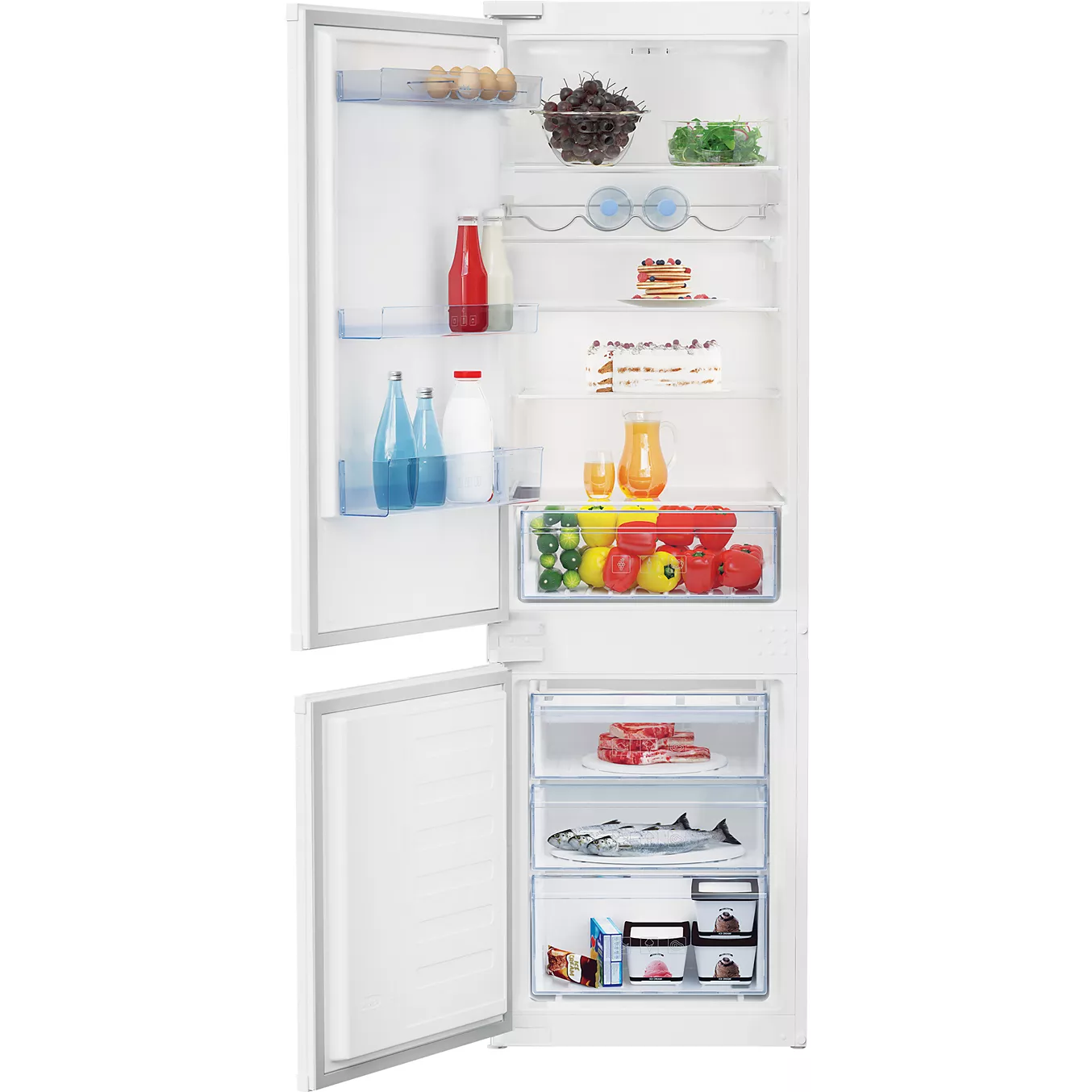 Beko BCSA285K4SNLH Réfrigérateur combiné encastrable - image 3