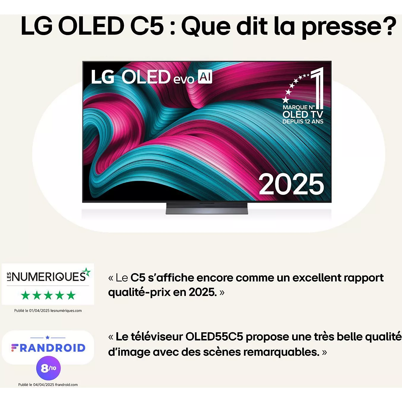 LG OLED 55C5 – TV OLED 55" (139 cm) 2025 - 16