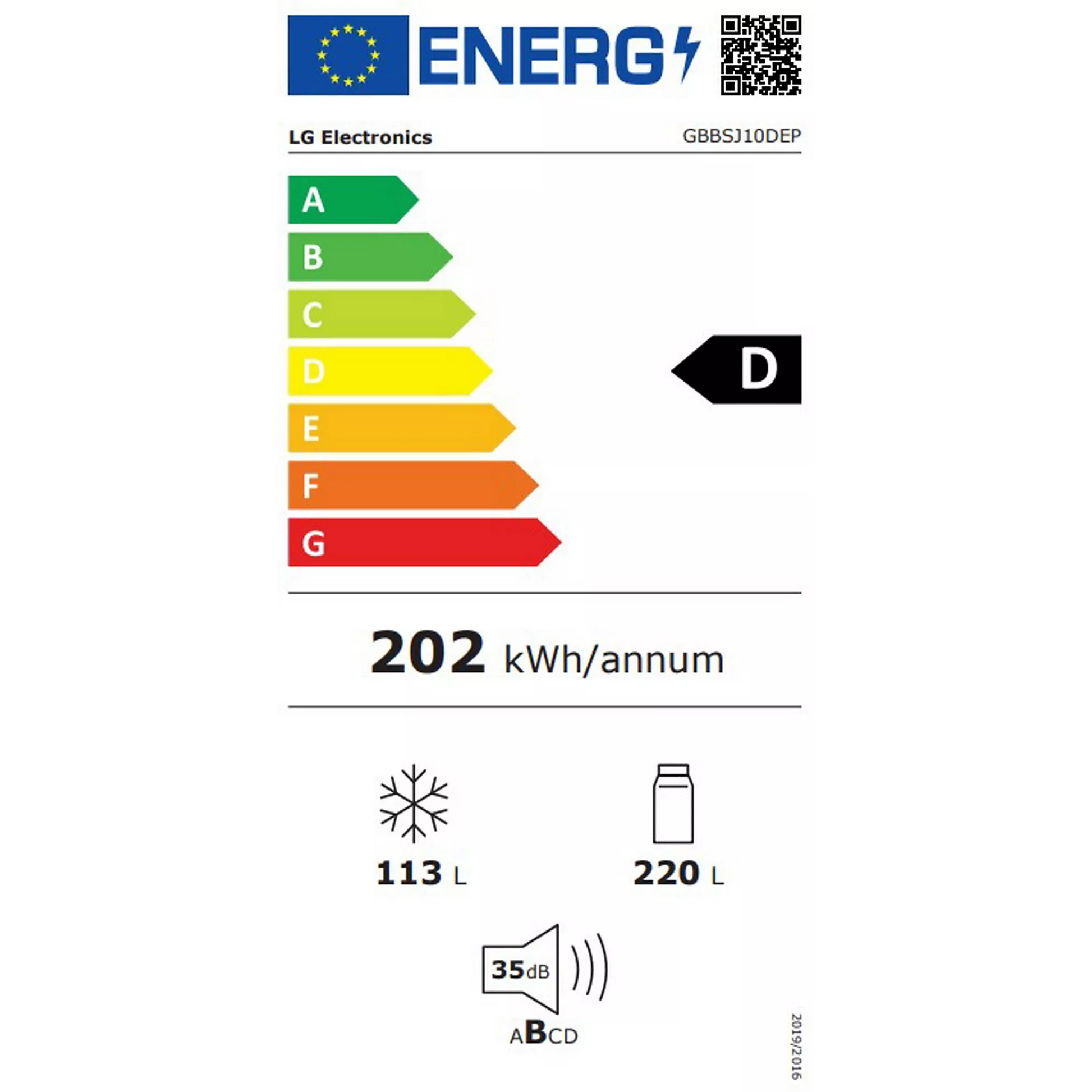 Réfrigérateur combiné LG GBBSJ10DEP - image 6