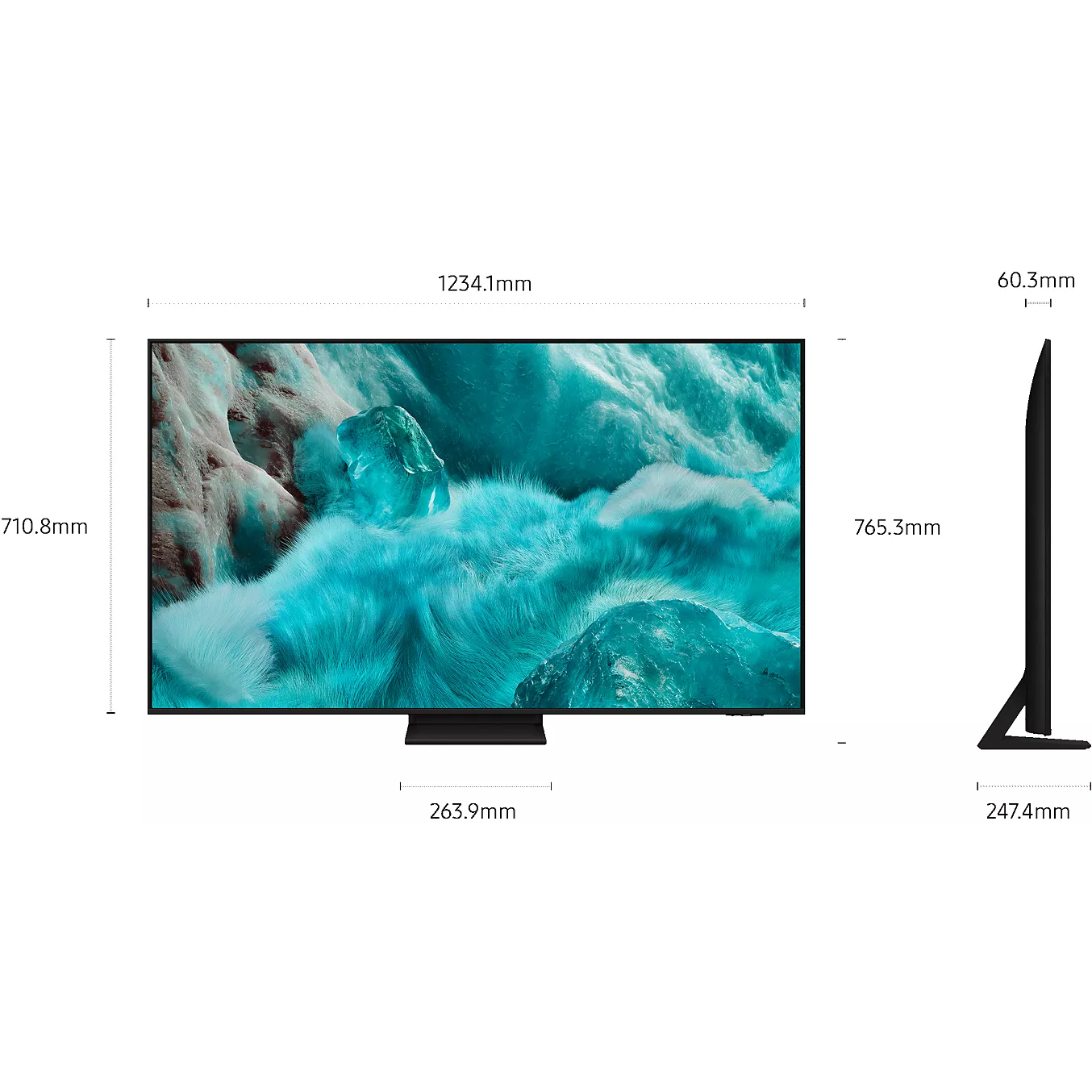 TV QLED SAMSUNG TQ55Q7F5 4K AI SmartTV 2025 - 3