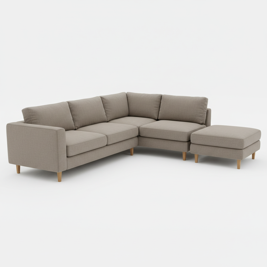 Canapé modulable taupe